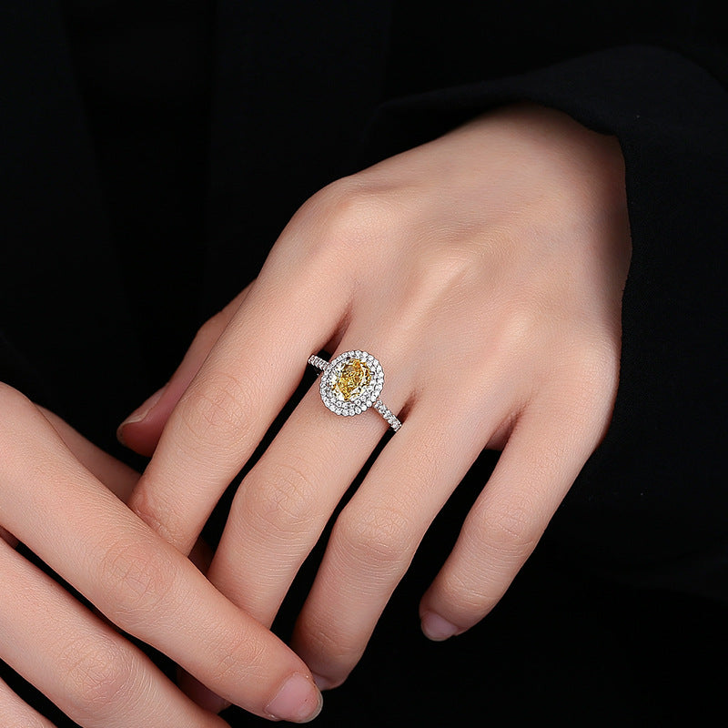 Personalized Women's Fashion Ring - 3 CT Artificial Diamond