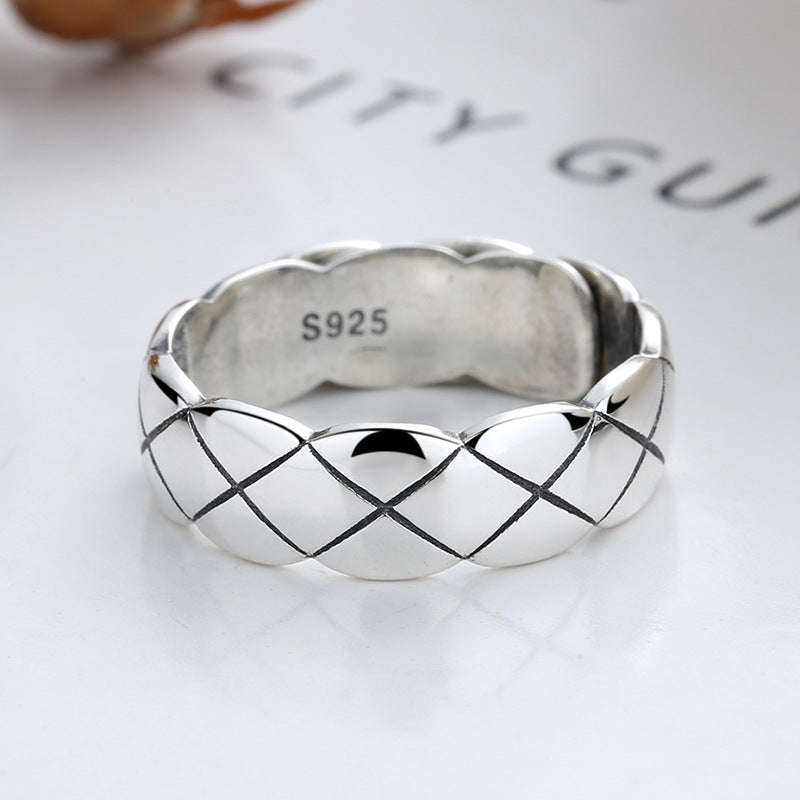Trendy Men's S925 Silver Ring