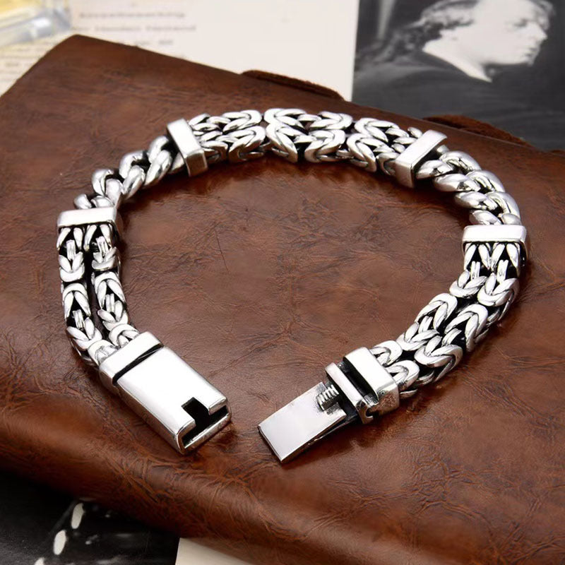Men's Silver Bracelet - 20cm variant