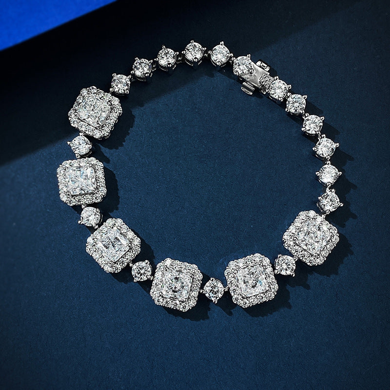 High Carbon Diamond Fashion Bracelet for Women
