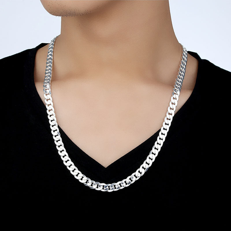 High-Quality Silver Necklace for Men