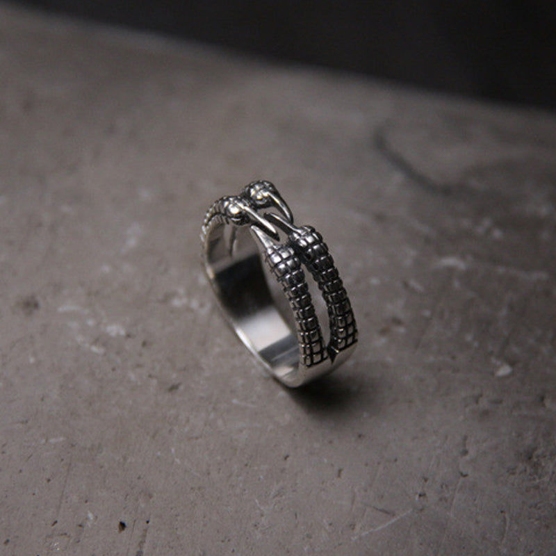 Masculine Silver Ring Design