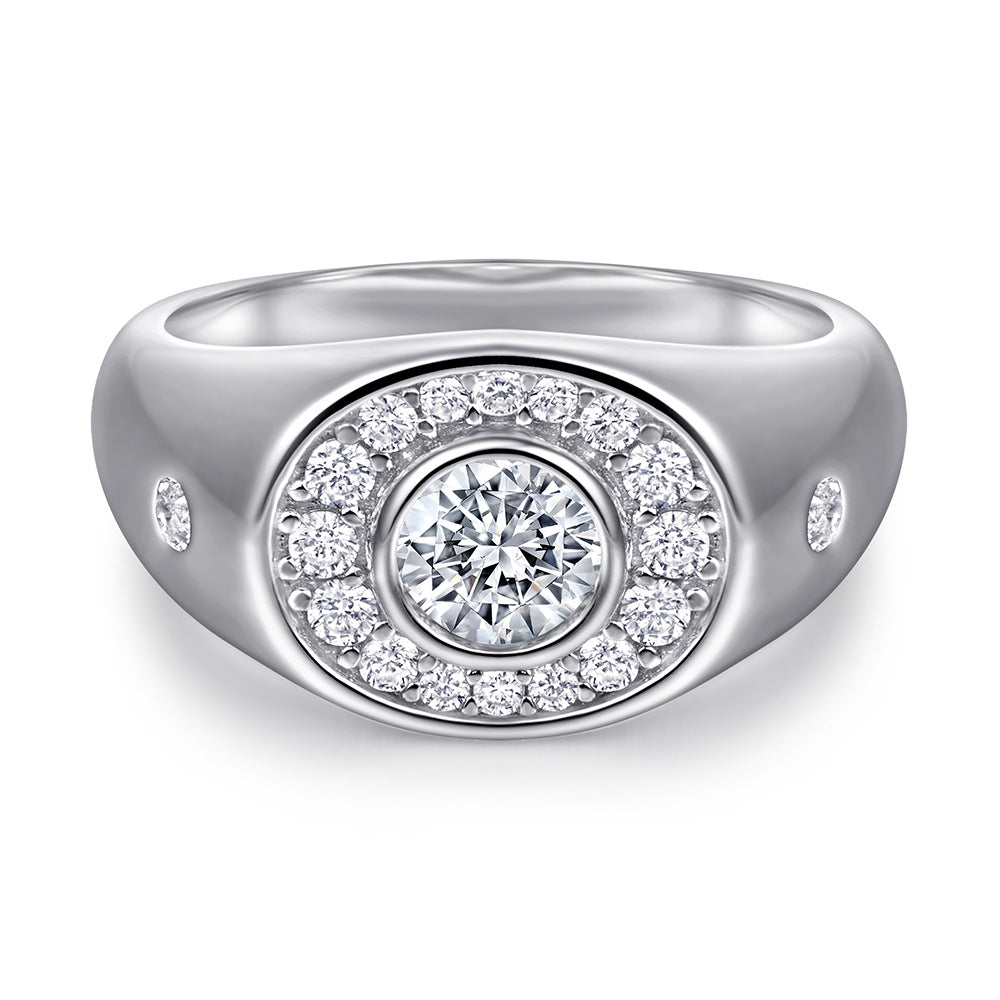 S925 Sterling Silver Women's Ring with Zircon - Elegant and Timeless Jewelry