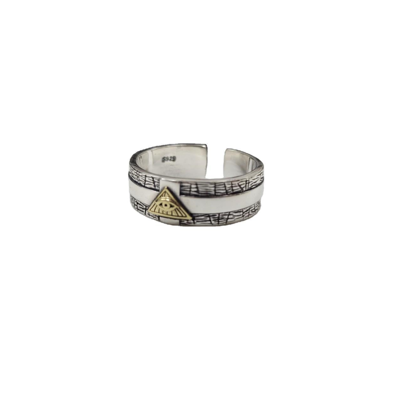 Adjustable 925 Sterling Silver Tube Ring for Index Finger
