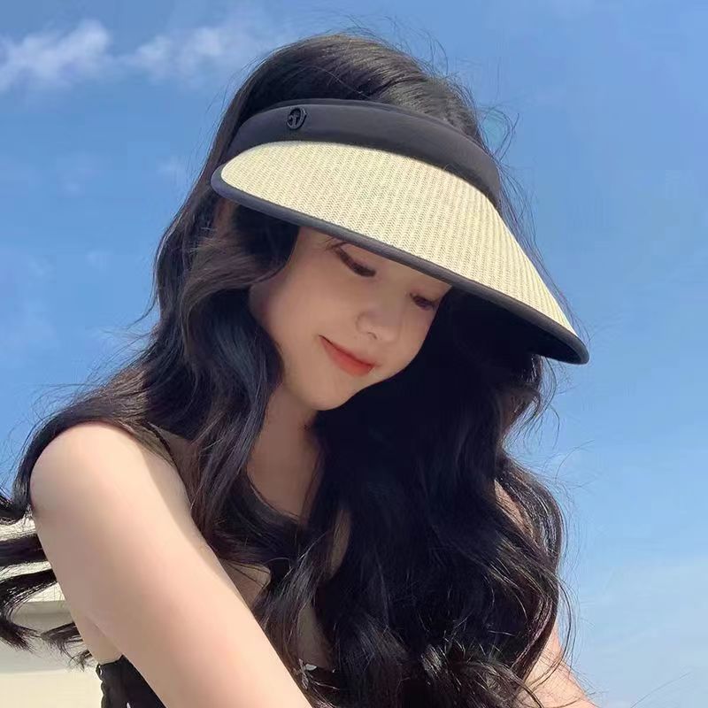 Women's Straw Hat Sunscreen Sunshade
