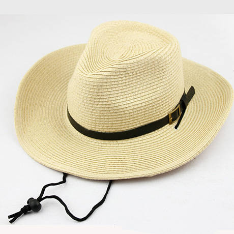 Men's Western Foldable Denim Straw Hat
